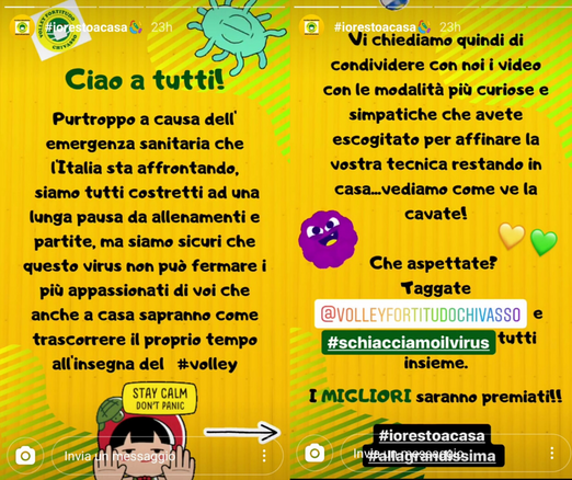 #iorestoacasa #schiacciamoilvirus