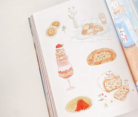 ＜掲載＞art book of selected illustrationーfood2023
