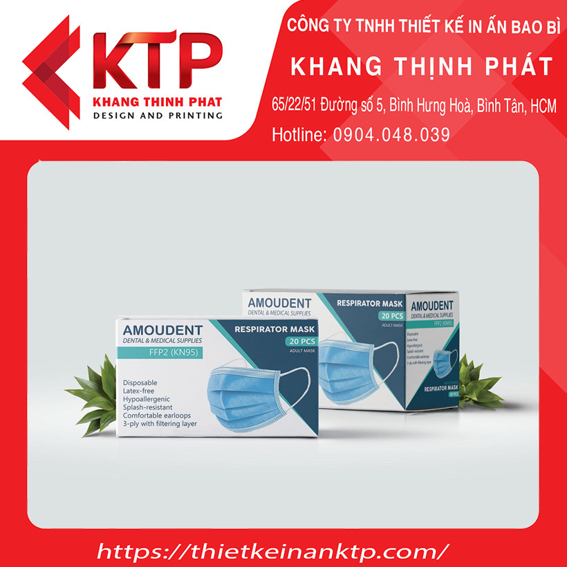 Hình thu nhỏ: Hộp Giấy Đựng Khẩu Trang