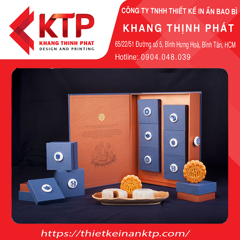 Hình thu nhỏ: In Hộp Giấy Đựng Bánh Trung Thu
