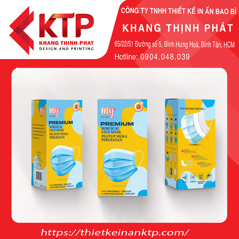 Hình thu nhỏ: Hộp Giấy Đựng Khẩu Trang