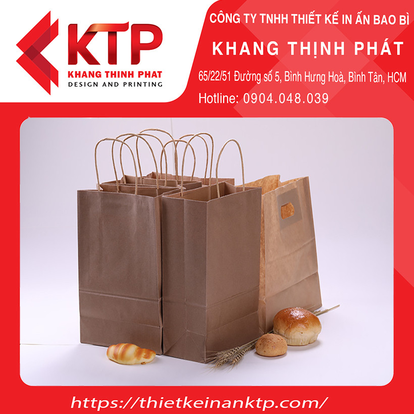 Hình thu nhỏ: In Túi Giấy Đựng Bánh Mì