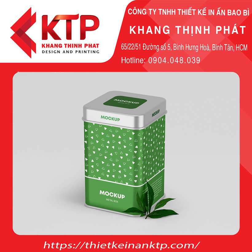 Hình thu nhỏ: Hộp Thiếc Đựng Trà