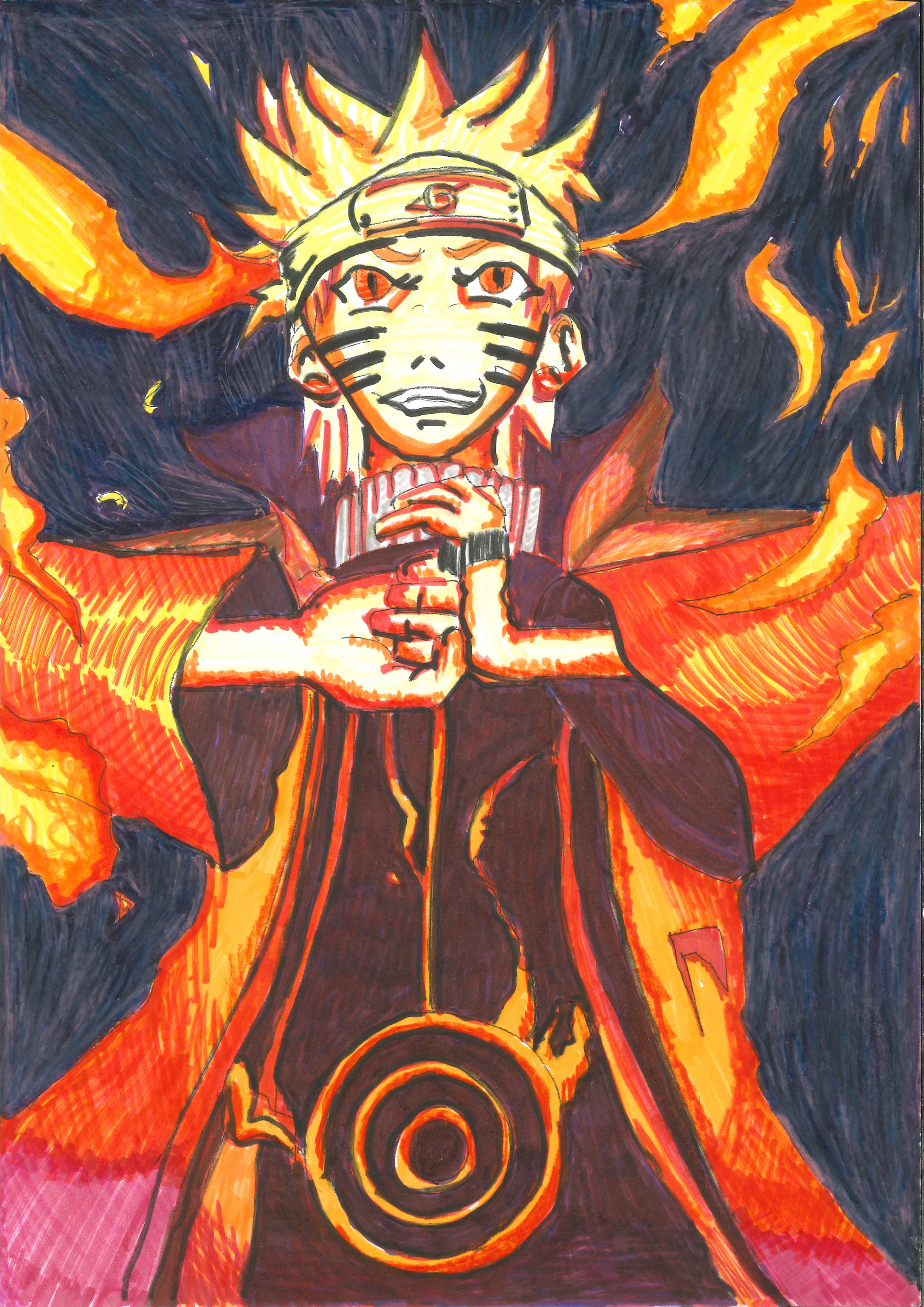 Fanart Naruto - gran maestro