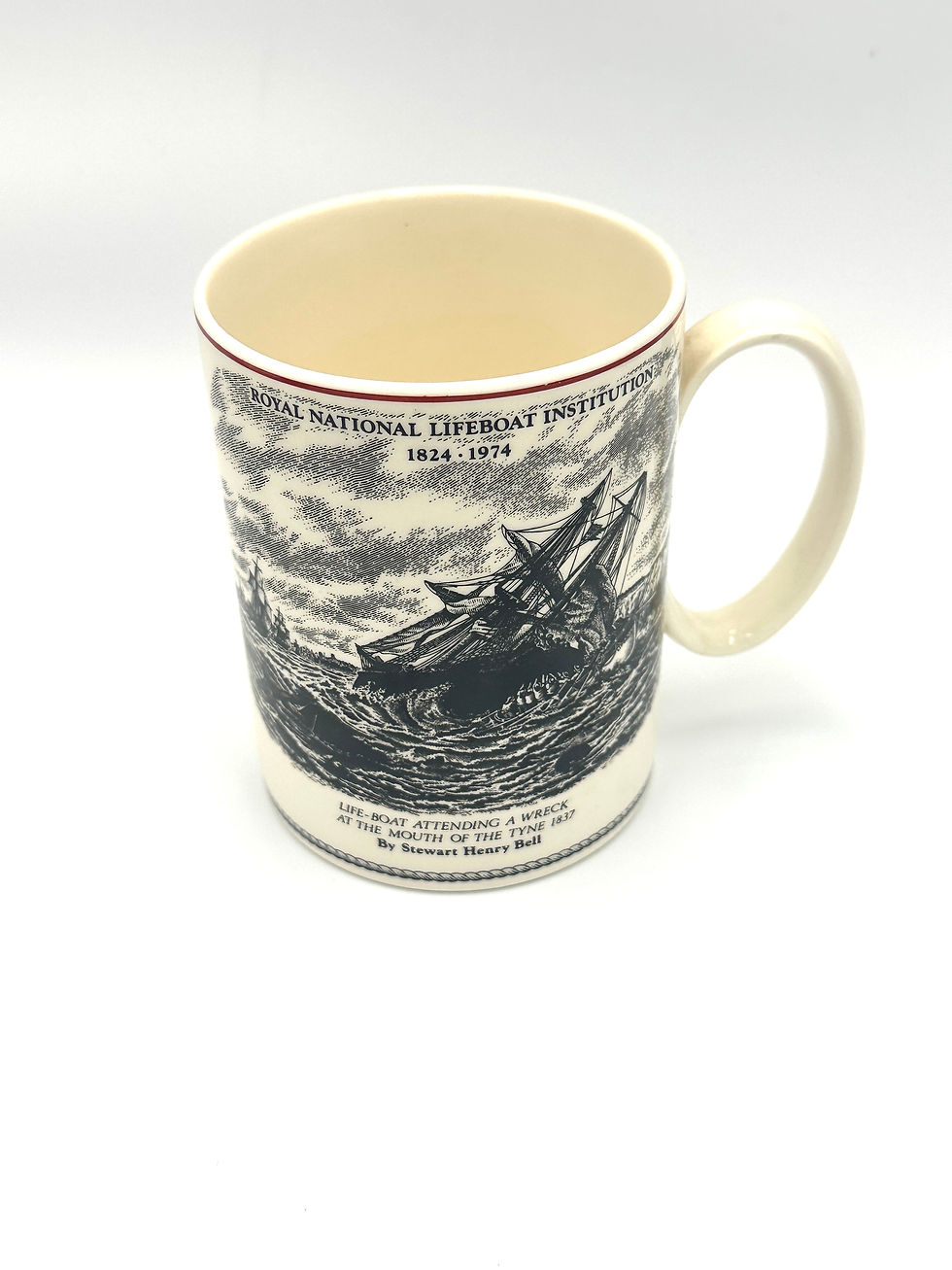Thumbnail: Wedgwood RNLI 150th Anniversary mug c. 1974