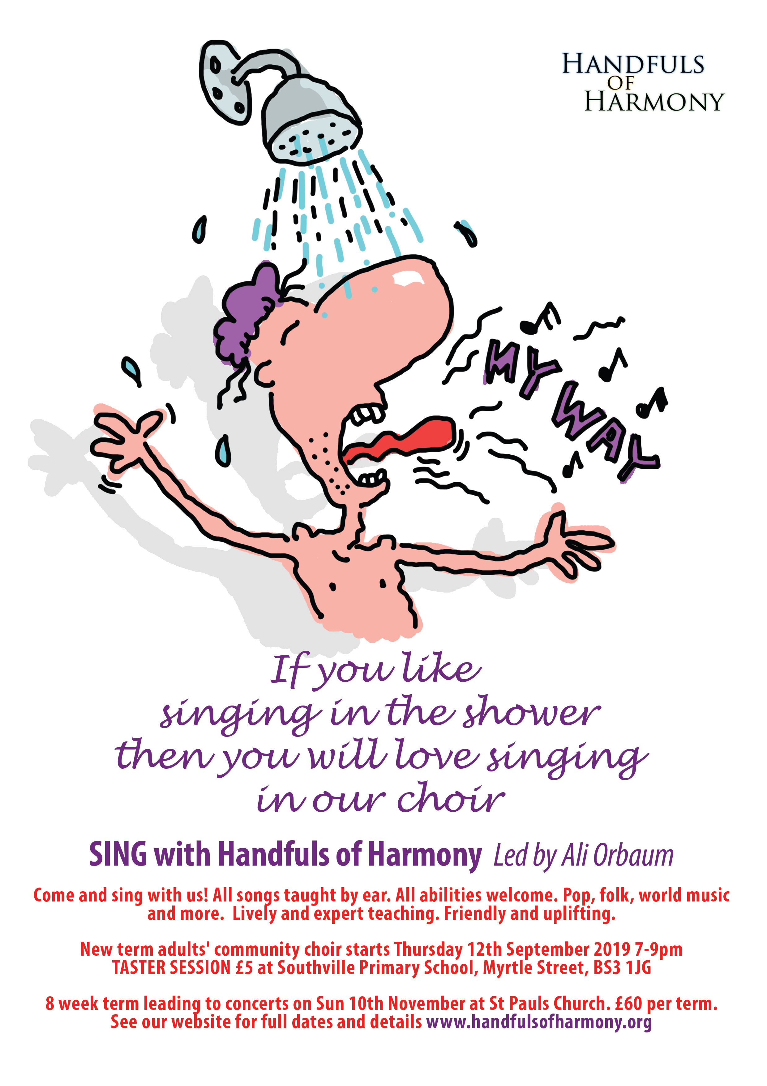 Autumn Term 2019 Handfuls Of Harmony Choir Bristol - 