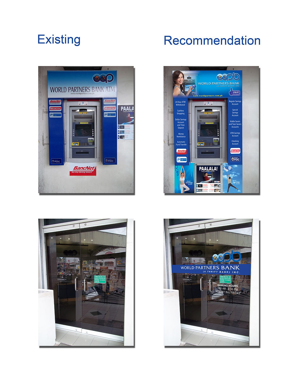 atm & glass door