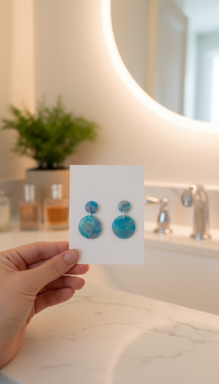 Thumbnail: Polymer Clay Earrings- Dangles