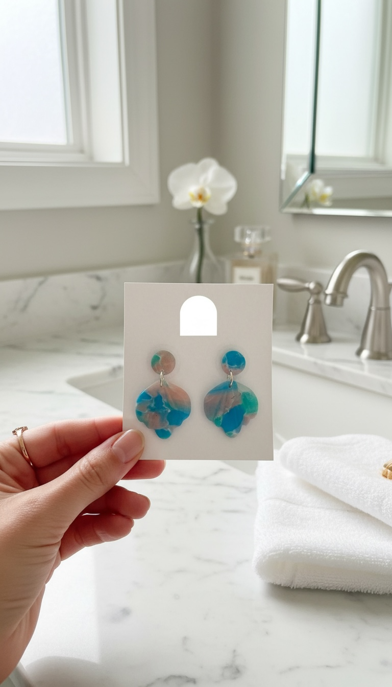 Thumbnail: Polymer Clay Earrings- Dangles