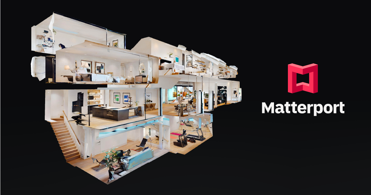 Matterport or Zillow 3D walkthrough preview
