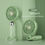 Thumbnail: Cool Girl Summer Handheld fan with led, 5 speed