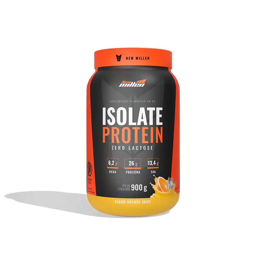Whey Isolate Protein Pote 900g Orange Juice New Millen