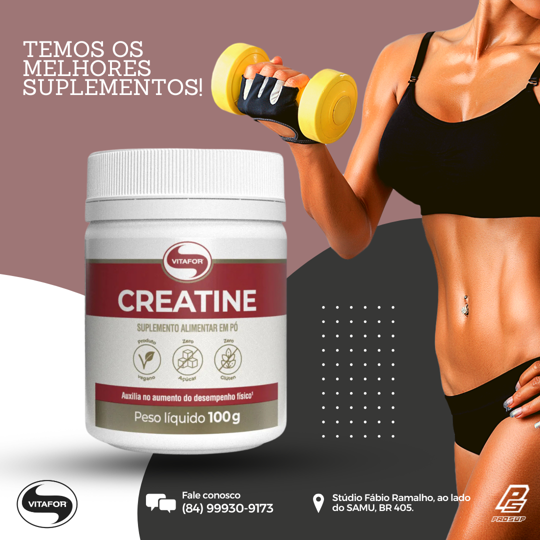 Creatina 100g - Vitafor