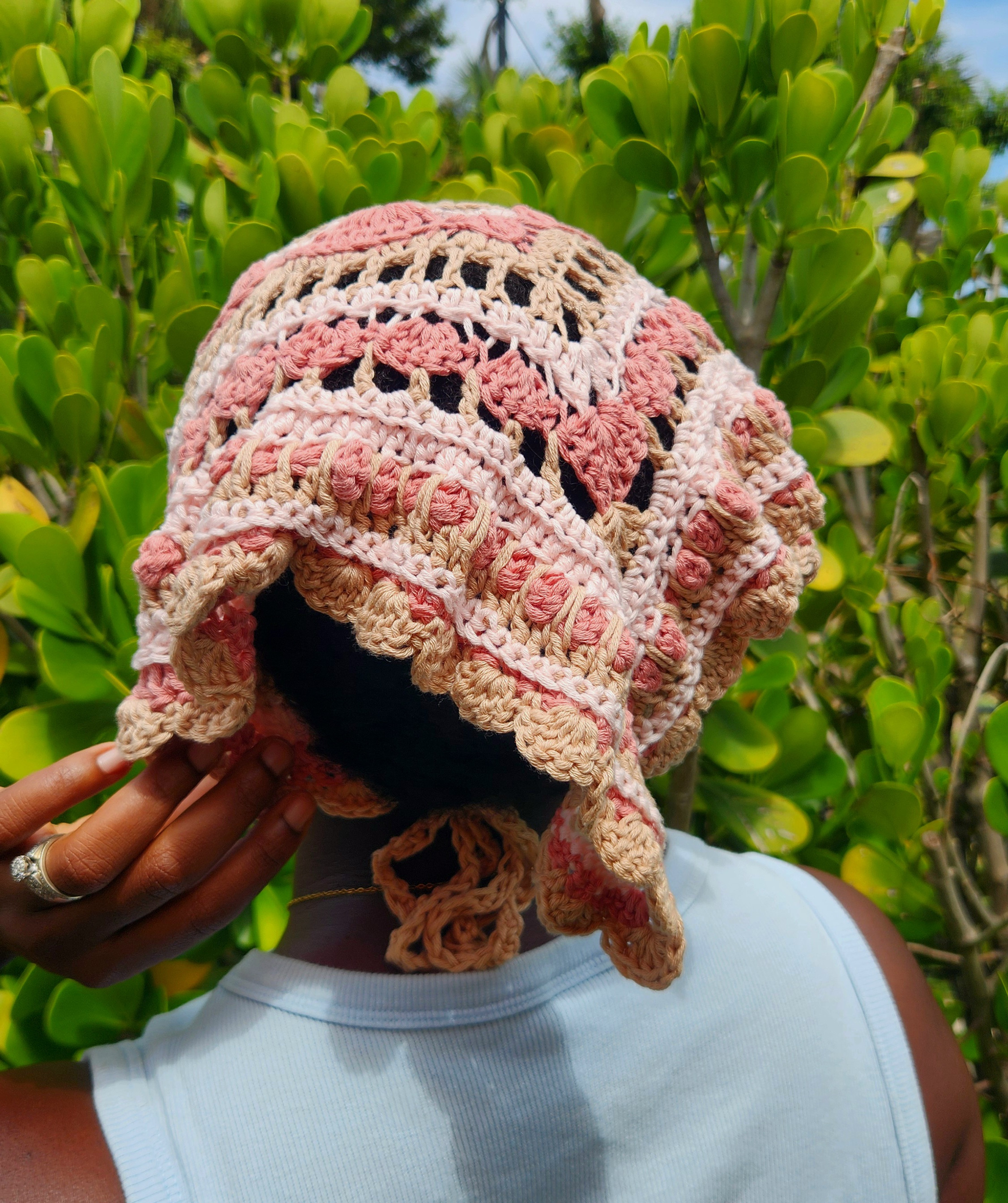 Big Wanderlust Bandana Pattern by The Stitch Queen Crochet