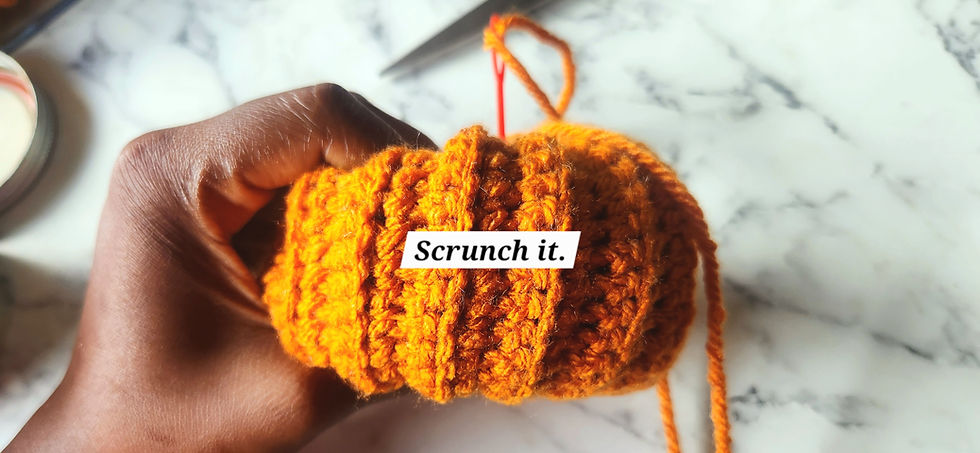 Free Crochet Pumpkin Pattern for Beginners, Easy Fall Autumn Project, Video, Written, PDF, Downloadable - The Stitch Queen Crochet YouTube Blog