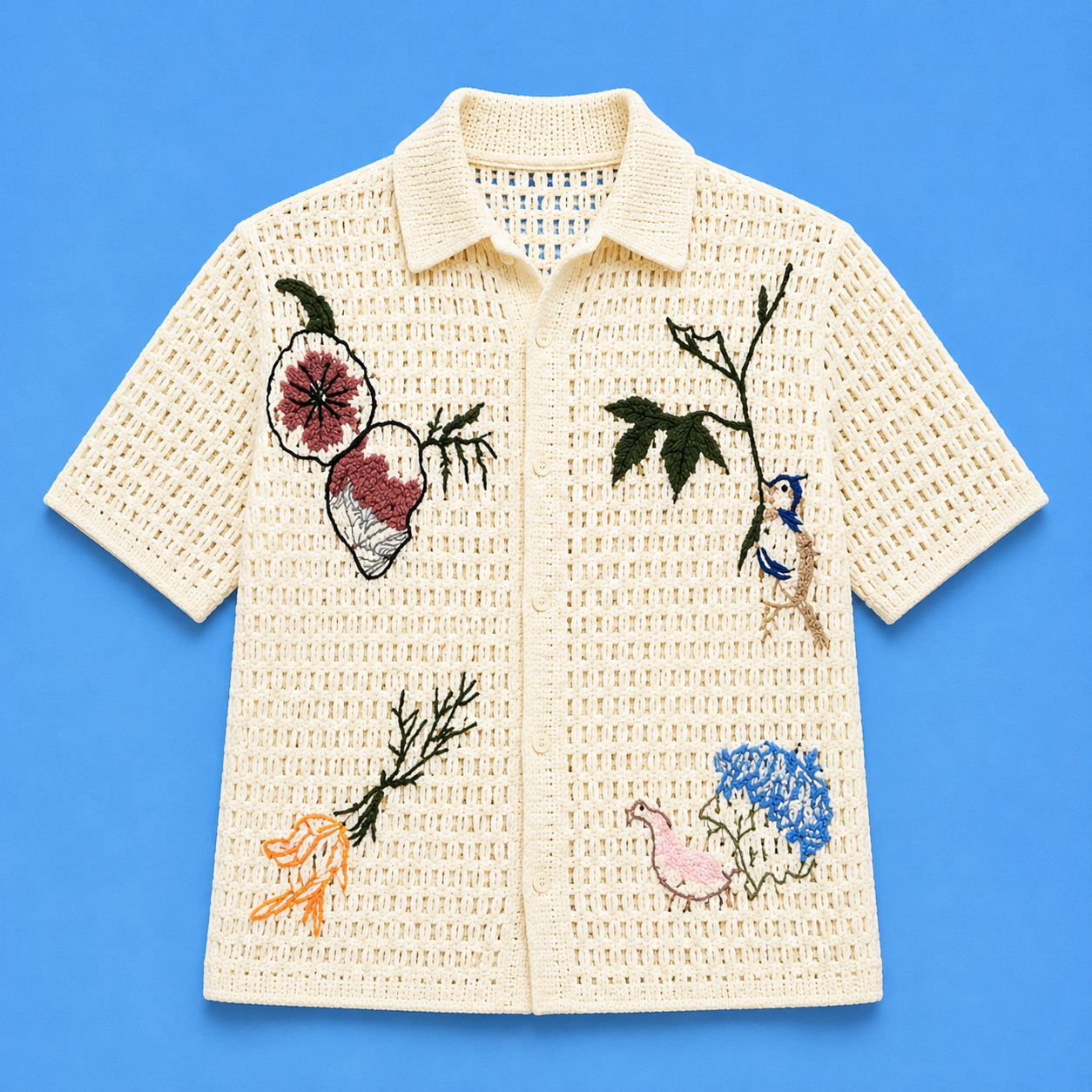 Kyoto Crochet Shirt