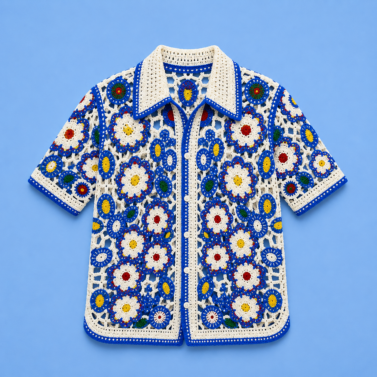 Monte Carlo Crochet Shirt