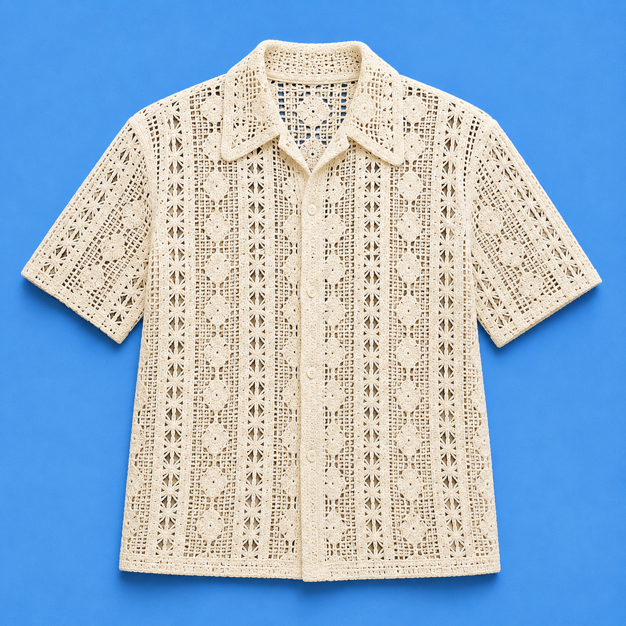 Antiparos Crochet Shirt