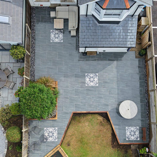 Porcelain Patio installation in Sevenoaks, Kent