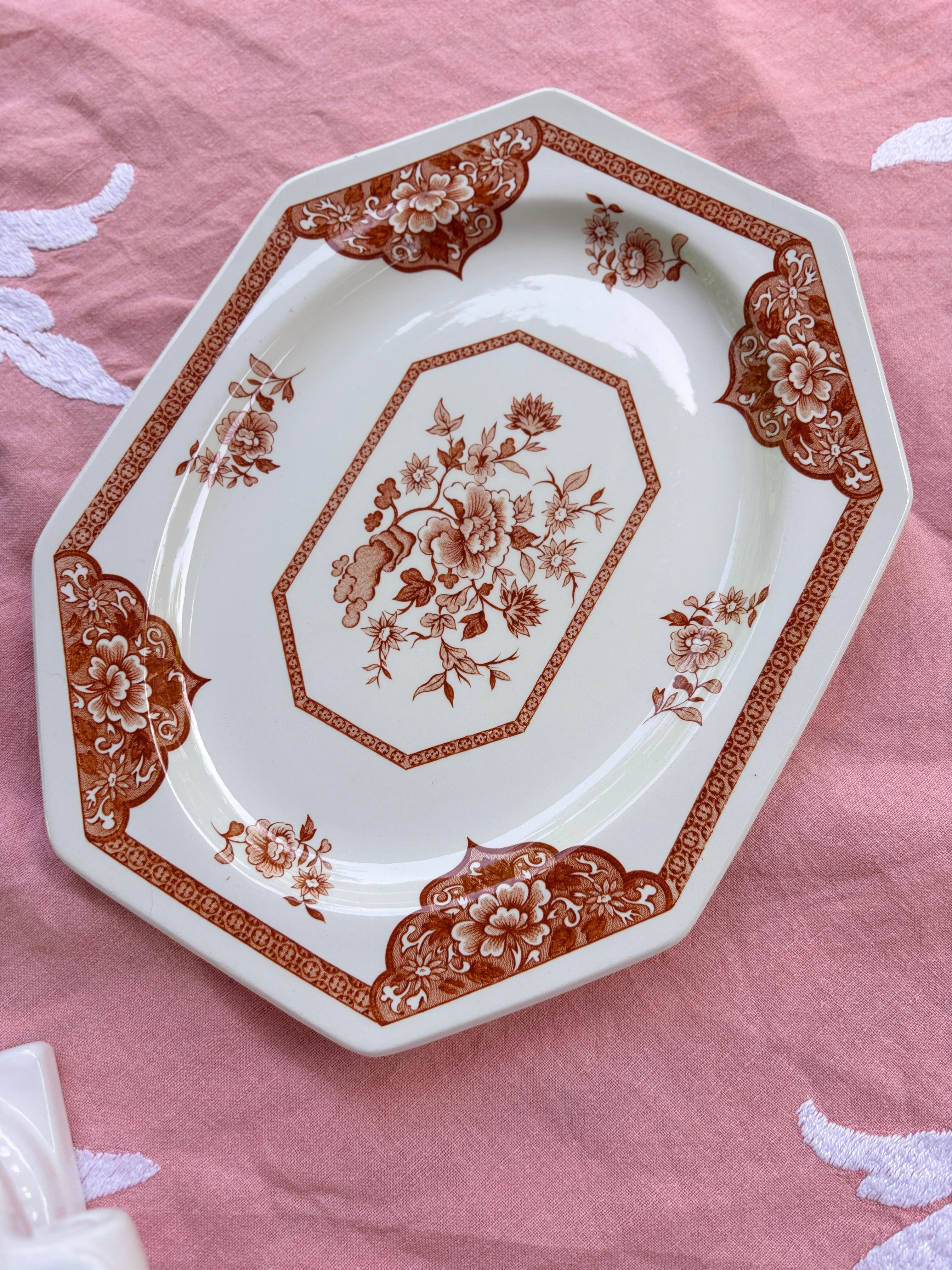 Vintage schaal Staffordshire
