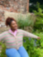 Thumbnail: Flower Garden Cardigan- PDF crochet pattern