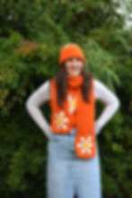 Thumbnail: Retro flower scarf- PDF pattern