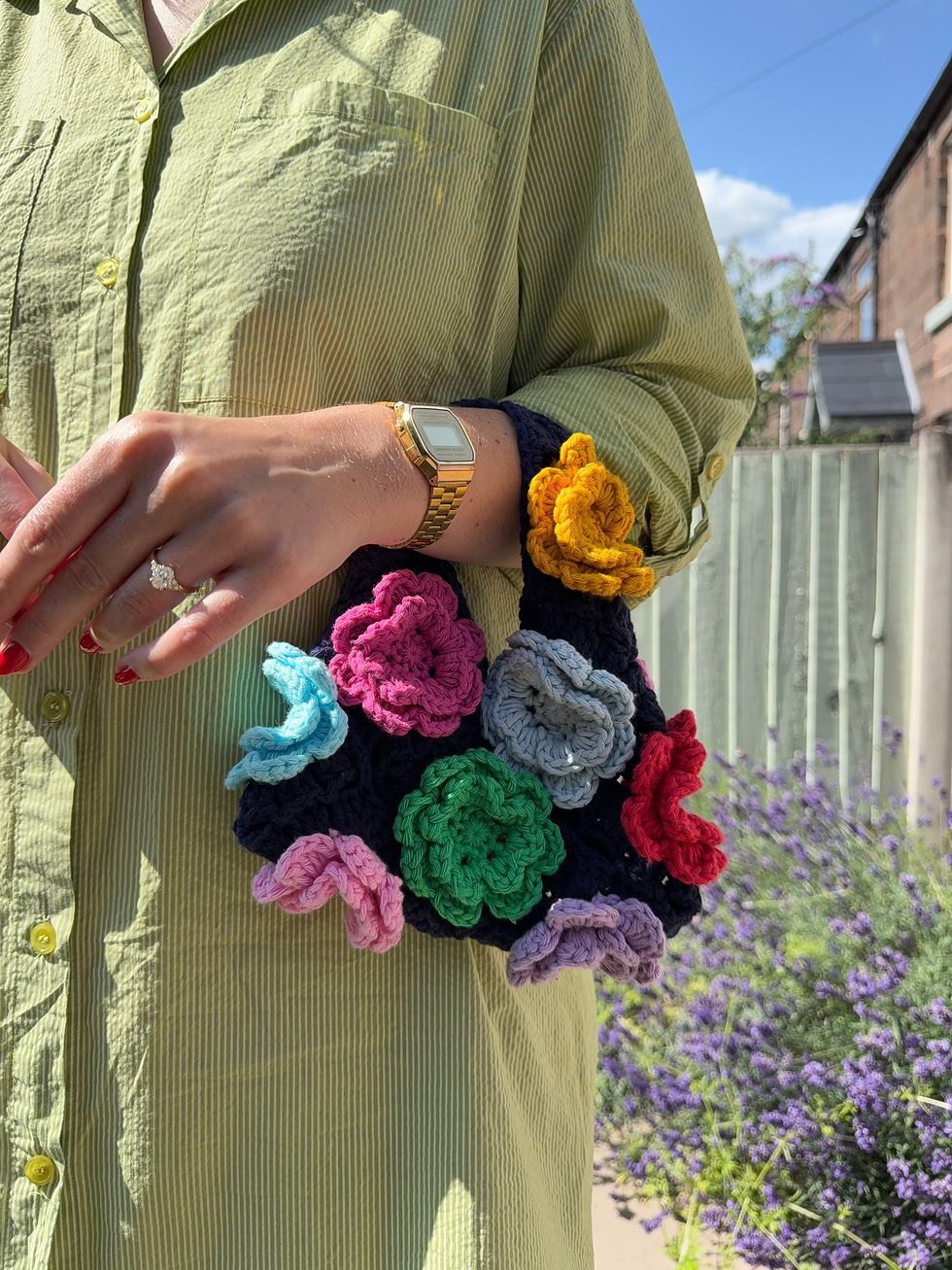 Thumbnail: It's a Blooming Bag- PDF crocheted pattern