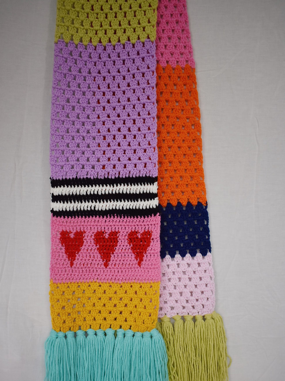 Thumbnail: The dopamine crocheted scarf