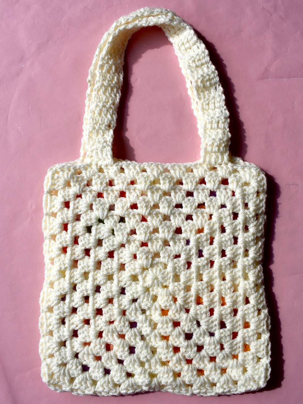Thumbnail: Granny squares tote bag