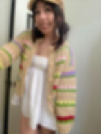 Thumbnail: Flower Garden Cardigan- PDF crochet pattern