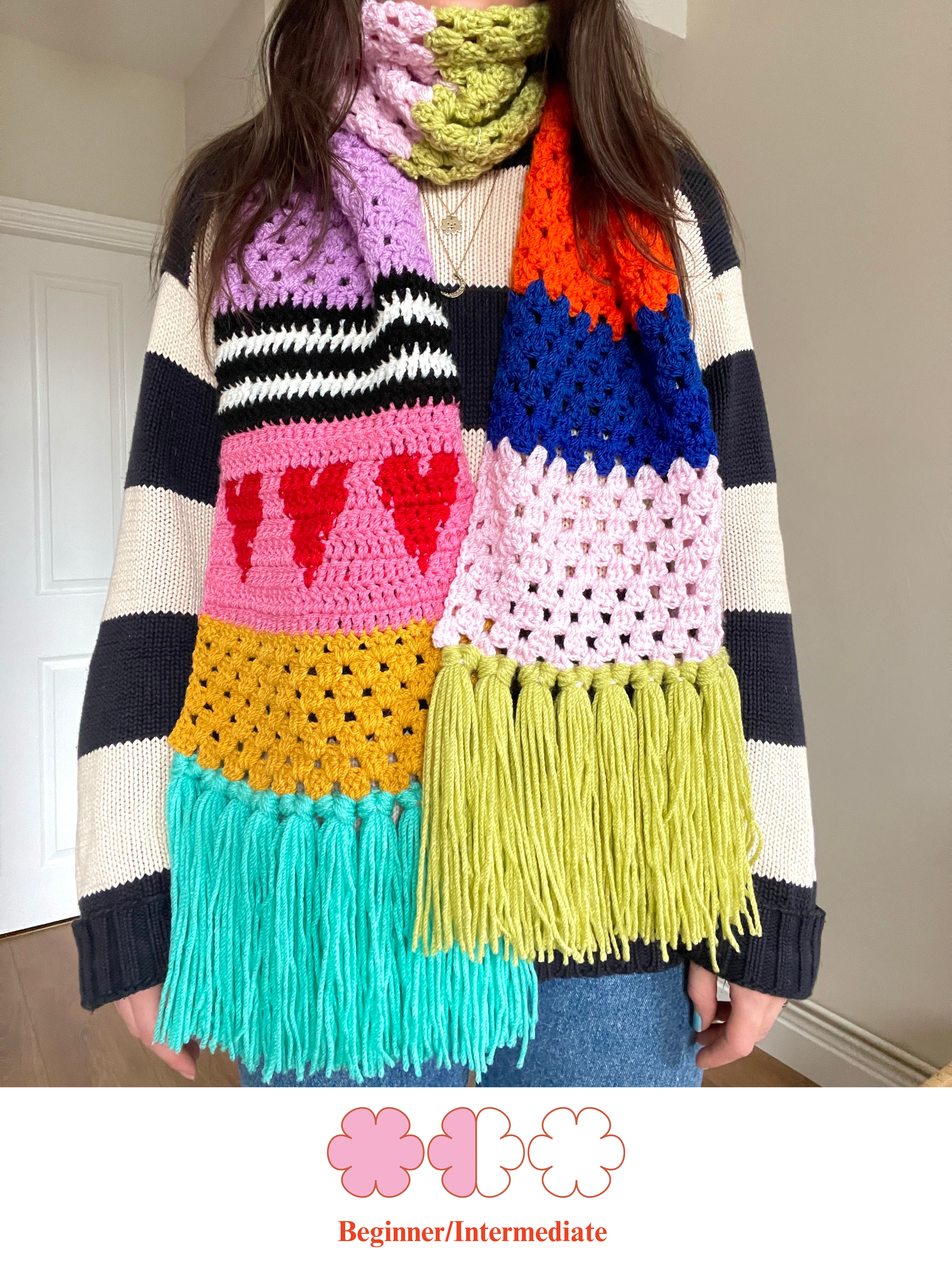 Dopamine scarf- PDF pattern