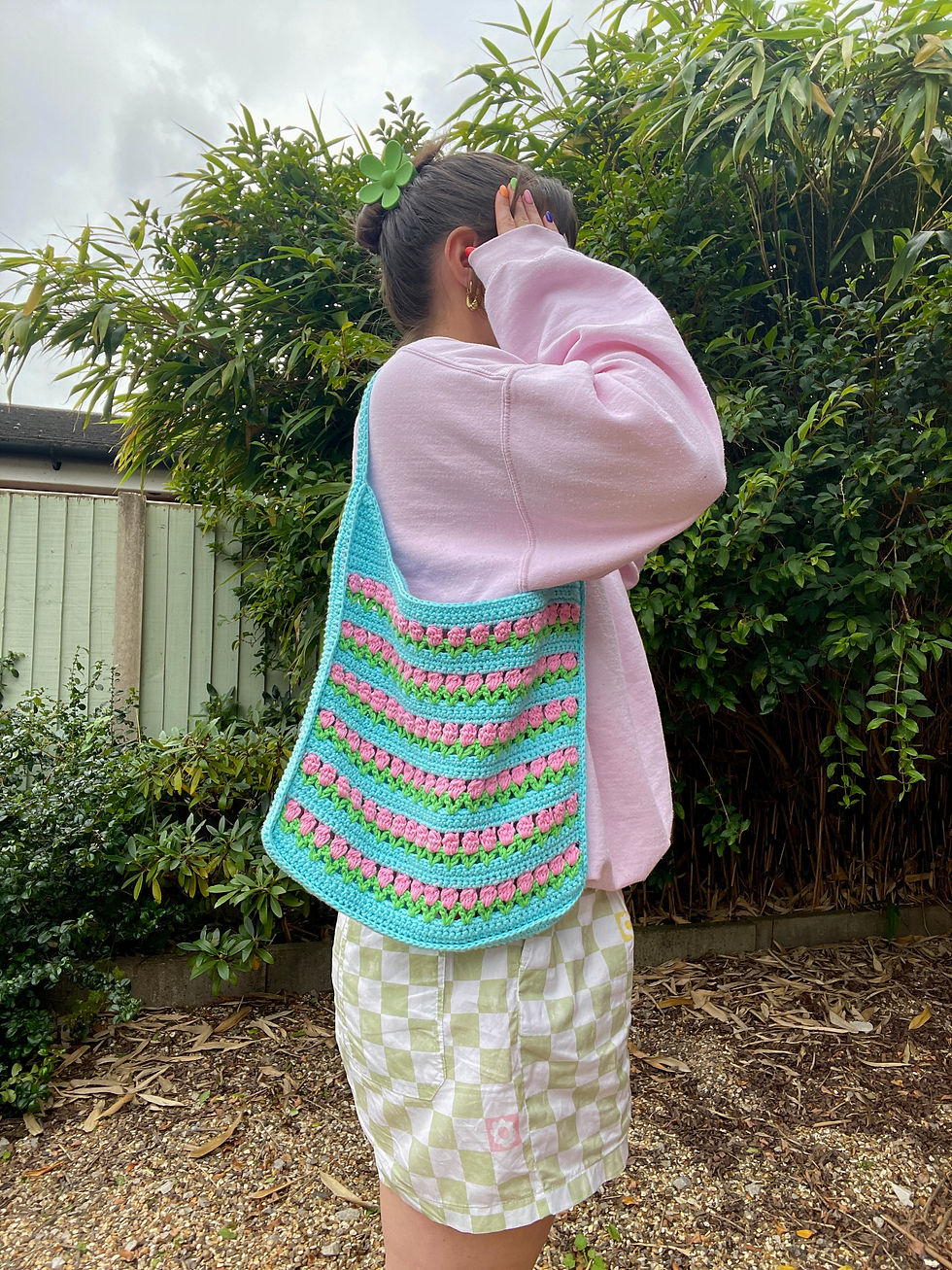 Thumbnail: Flower garden bag- PDF pattern