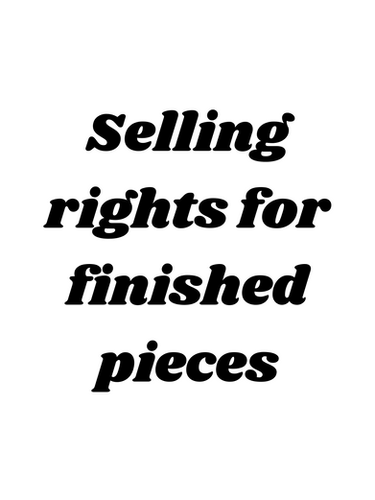 Selling rights | Realm designs