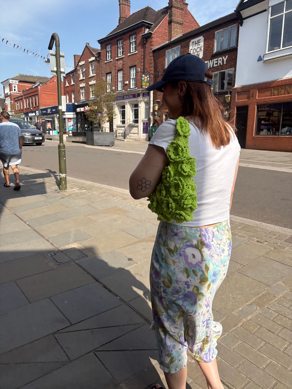 Thumbnail: It's a Blooming Bag- PDF crocheted pattern
