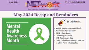 May 2024 Recap & Reminders