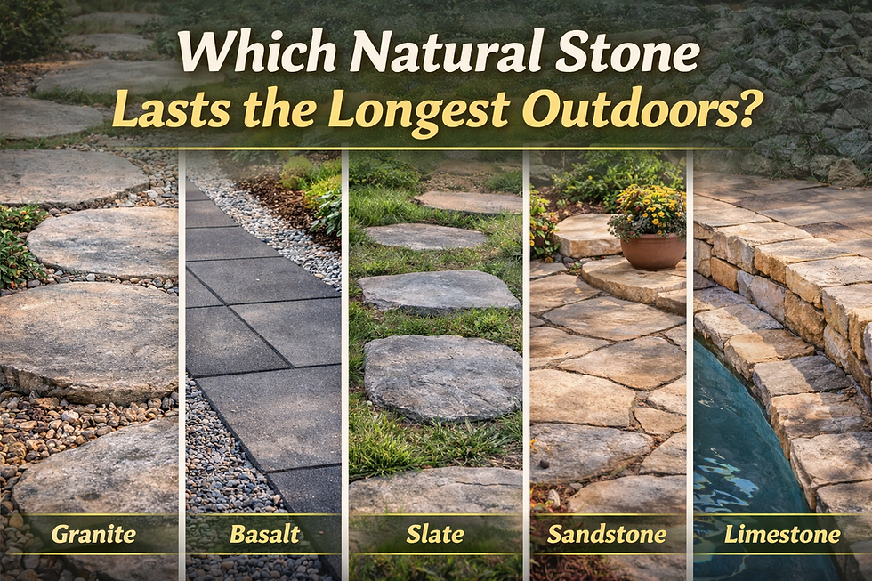 Which Natural Stone Lasts the Longest Outdoors?