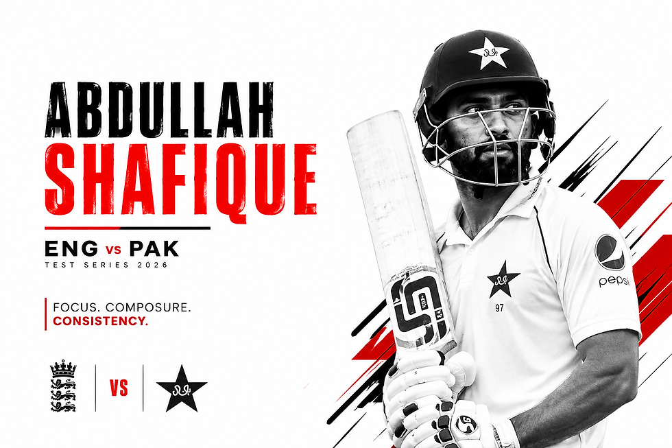 Abdullah Shafique PAK vs ENG