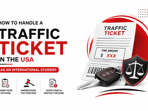 traffic ticket for international students