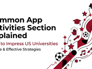 Common App activities section guide