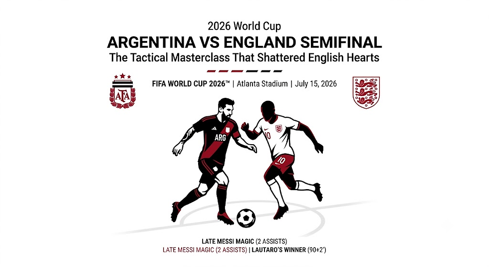 Argentina vs England Semifinal