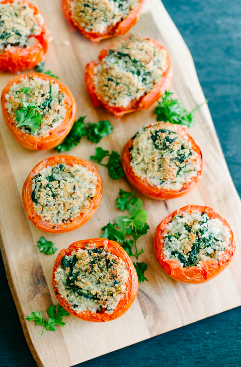 Quinoa Stuffed Baked Tomatoes