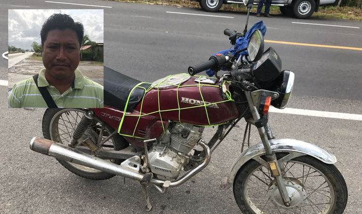 Policía Federal detienen a presunto roba motos en Cárdenas
