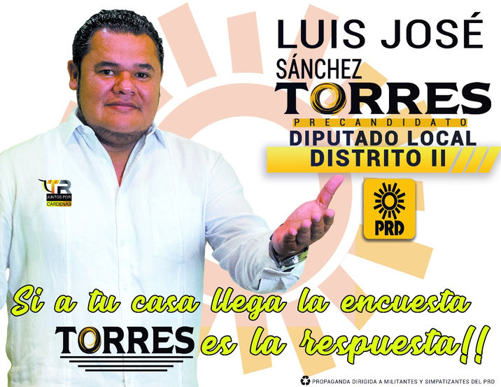 Sánchez Torres en la recta final por la diputación local
