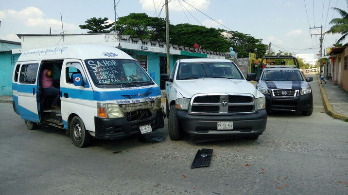 Encontronazo entre dos unidad deja una lesionada en Cárdenas