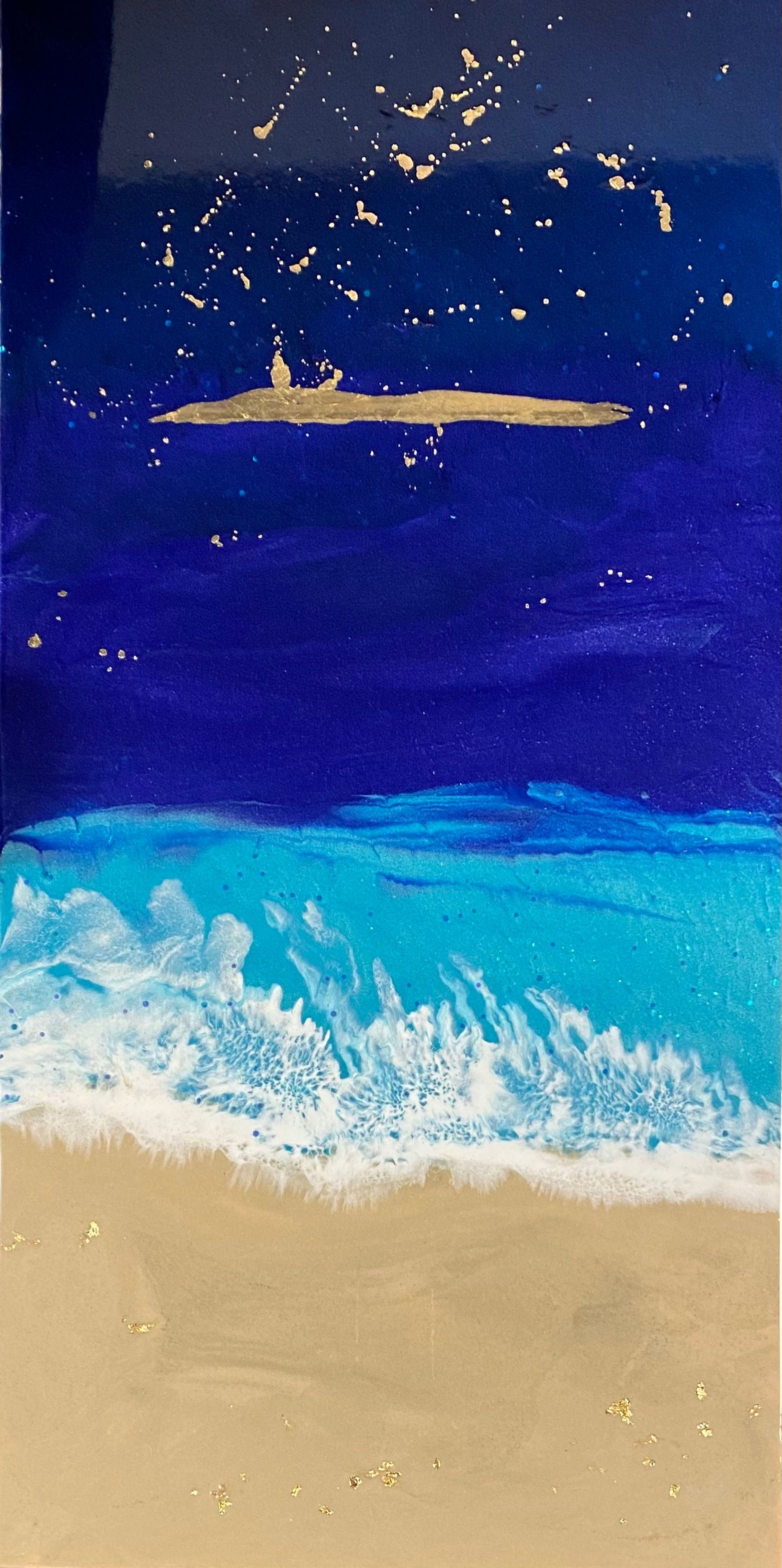 L'harmonie des marées 40x80 cm