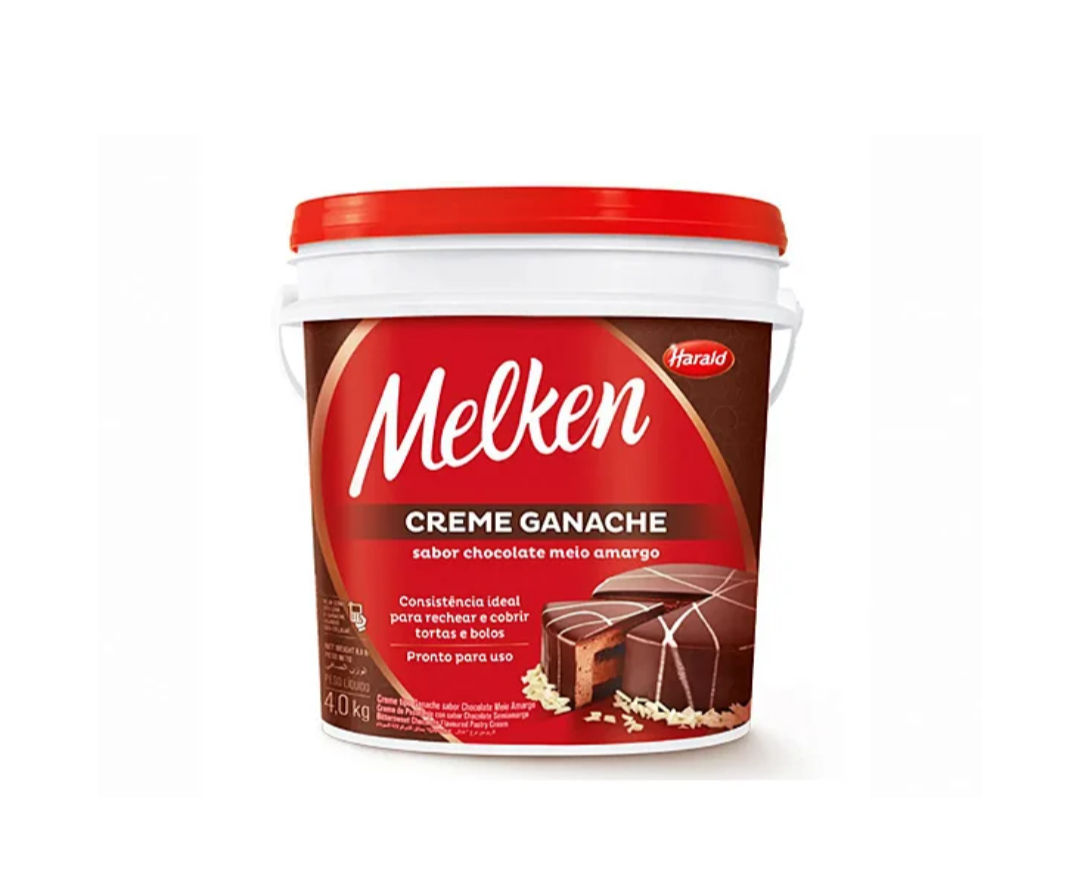 GANACHE MEIO AMARGO MELKEN 4KG