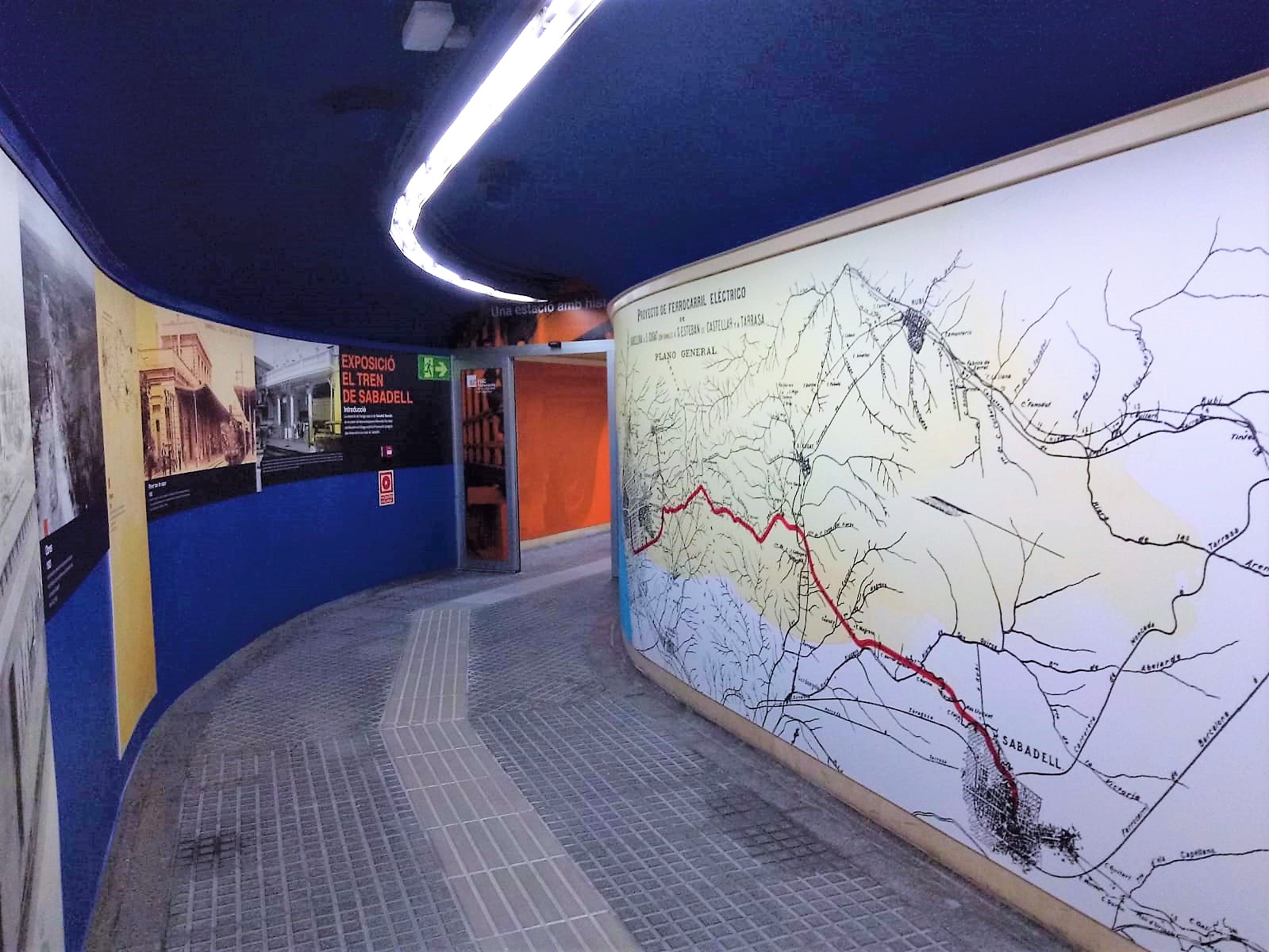 Pasillo exposición