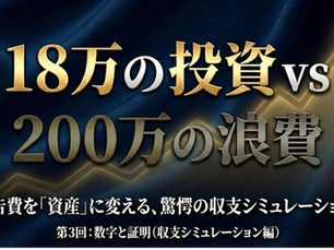 【第3回】数字と証明:18万円をケチって、3年で200万円をドブに捨てるのか。
