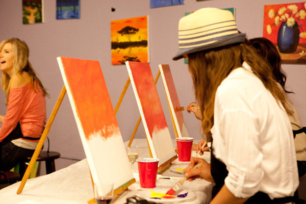 Adult paint class