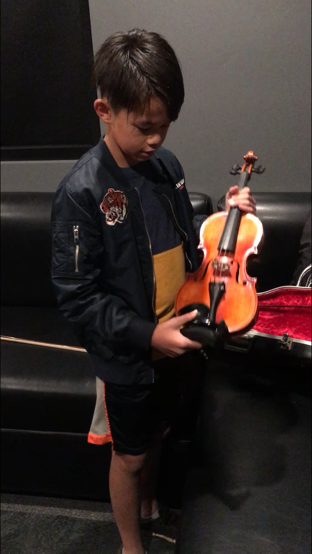 Young Violinist Ryan